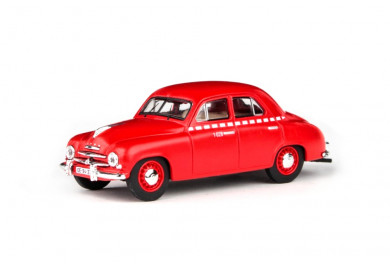 Abrex Škoda 1201 (1956) Taxi, červená 1:43