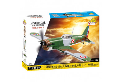 Cobi 5724 II WW Morane-Saulnier MS.406, 1:32, 317 kostek