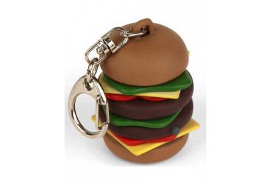 Kikkerland Mini hamburger - klíčenka