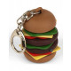 Kikkerland Mini hamburger - klíčenka