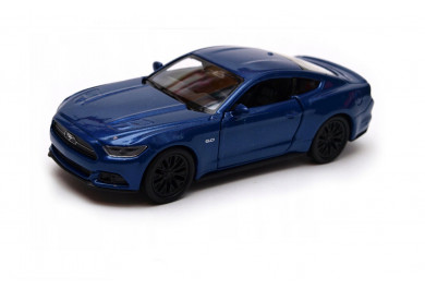 Welly Ford 2015 Mustang GT, modrý 1:34-39