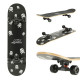 Skateboard Nils Extreme CR3108SA Skulls, 78x20 cm