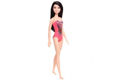 Mattel Barbie v růžových plavkách se vzorem