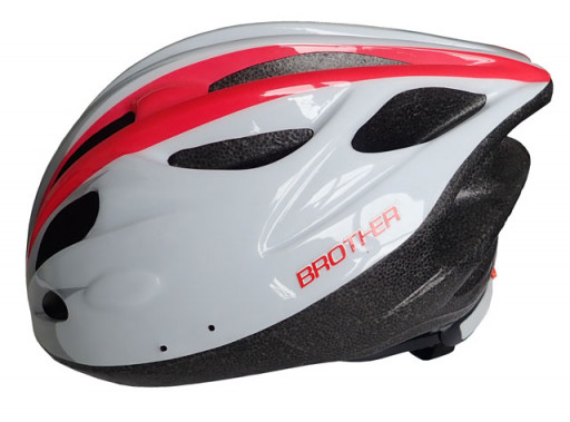 Brother cyklistická helma pro inline bruslení, Bílá vel.L 58-61 cm