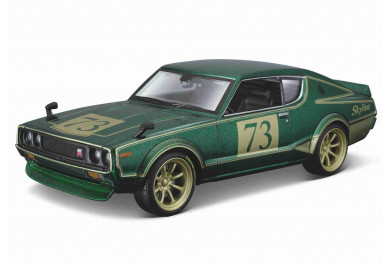 Maisto Nissan Skyline 2000GT-R (KPGC 110) 1973, zelený 1:24