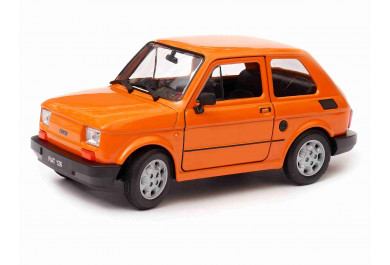 Welly Fiat 126 Oranžový 1:21