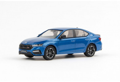 Abrex Škoda Octavia IV RS (2020) Modrá Race Metalíza 1:43