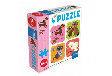 Granna Puzzle set 4v1 - Jezevčík