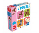 Granna Puzzle set 4v1 - Jezevčík