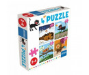 Granna Puzzle set 4v1 - Kočka