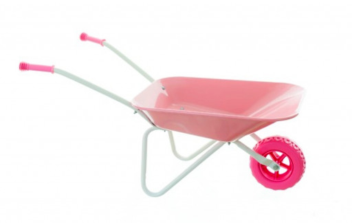 Yuppe - Dětské plechové kolečko 78 cm, Růžové