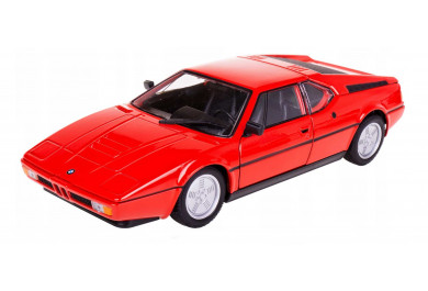 Welly BMW M1, červené 1:24