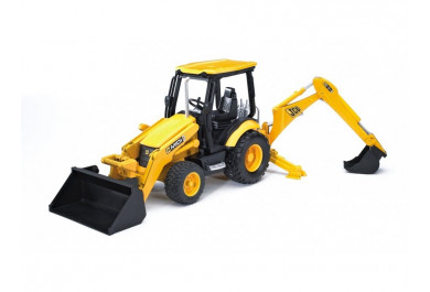 Bruder 2427 Traktor JCB MIDI čelní nakladač s bagrem