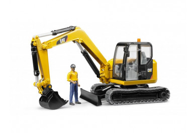 Bruder 2466 Minibagr CAT s figurkou