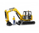 Bruder 2466 Minibagr CAT s figurkou