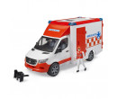 Bruder 2676 Mercedes Benz Sprinter sanitka s figurkou 