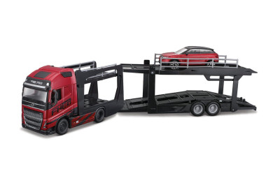 Bburago kamion Volvo FH16 w a Land Rover LRX Concept 1:43