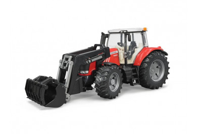 Bruder 3047 Traktor Massey Ferguson a čelní nakladač