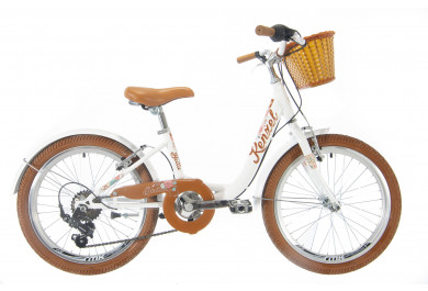 Kenzel Dětské jízdní kolo Bella 20 Royal 6spd 2025 bílo-hnědé