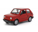 Welly Fiat 126 Červený tmavý 1:21