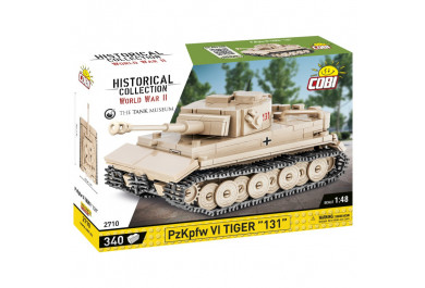 Cobi 2710 II WW PzKpfw VI Tiger 131, 1:48, 340 kostek