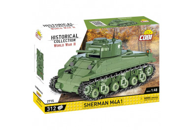 Cobi 2715 II WW Sherman M4A1, 1:48, 312 kostek