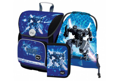 BAAGL SET 3 Ergo Space Battle: aktovka, penál, sáček