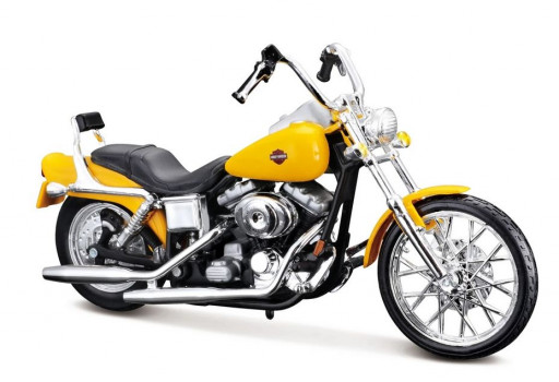 Maisto Harley Davidson FXDWG Dyna Wide Glide (2001) yellow 1:18