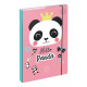 BAAGL SET 5 Zippy Panda: aktovka, penál, sáček, desky, box