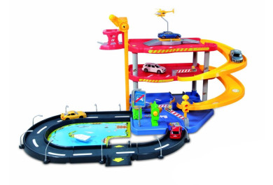 Bburago Parking Playset garáž a 2 auta