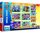 Trefl Puzzle 10v1 Tlapková patrola Mega Pack