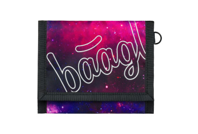 BAAGL Peněženka Galaxy fialová
