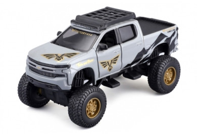 Maisto Chevrolet Silverado Z71 (2019) 4x4 Rebels, šedé