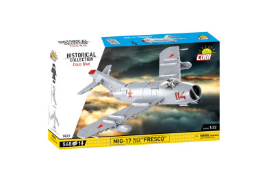 Cobi 5823 Cold War MIG-17 FRESCO, 1:32, 568 kostek