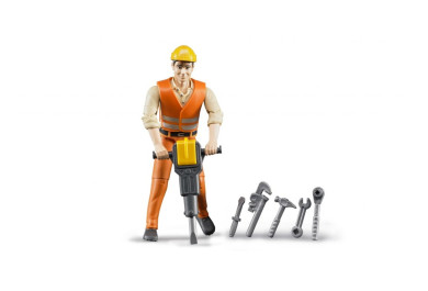 Bruder 60020 Figurka stavební dělník s příslušenstvím