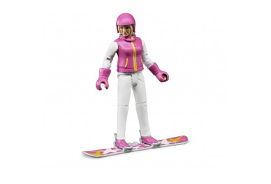 Bruder 60420 Figurka snowboardistka s příslušenstvím