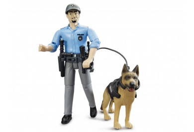 Bruder 62150 Figurka Policista a pes