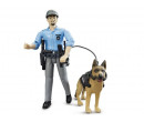 Bruder 62150 Figurka Policista a pes