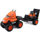 Maisto Builder Zone Quarry Haulers with Street Loader, Orange 1:32