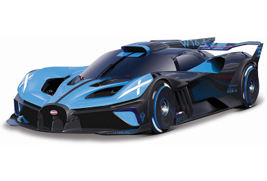Bburago Bugatti Bolide (blue/black) 1:18