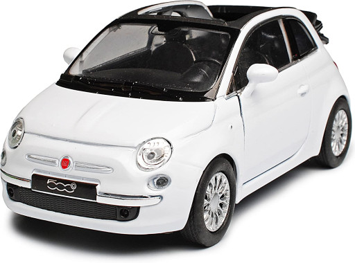 Welly Fiat 500 C ´10 (white) 1:34-39