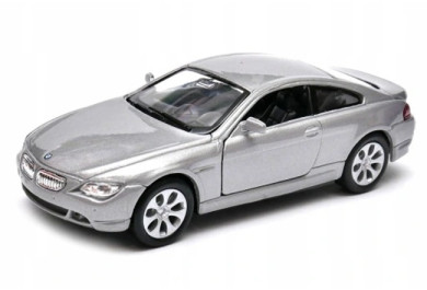 Welly BMW 645Ci, Stříbrné 1:34-39