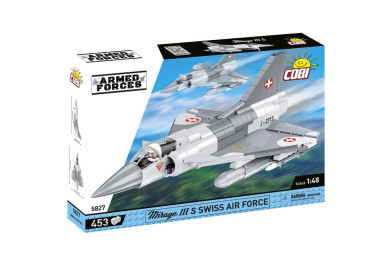 COBI 5827 Cold War Mirage III RS Swiss Air Force, 1:48, 453 kostek