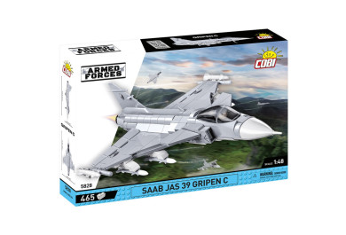 COBI 5828 Armed Forces SAAB JAS 39 Gripen C Czech Air Force, 1:48, 465 kostek