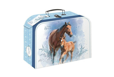 Školní papírový kufřík Wild Horses 35cm