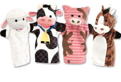 Melissa & Doug Maňásci - domácí farma, 24cm