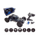 Auto RC buggy vypouštějící páru, modré 38cm