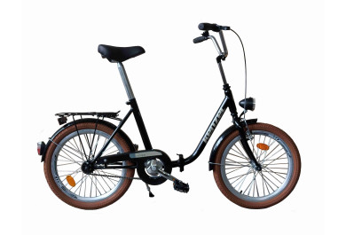 Kenzel Skládací kolo Camping Classic 3spd černé