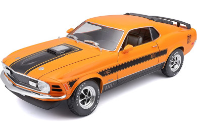 Maisto Ford Mustang Mach 1 (1970) Oranžový 1:18