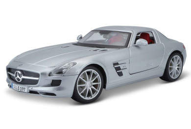 Maisto Mercedes-Benz SLS AMG Stříbrný 1:18
